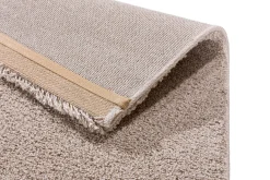 Wohnzimmer Teppich einfarbig beige Hochflor Astra Savona
