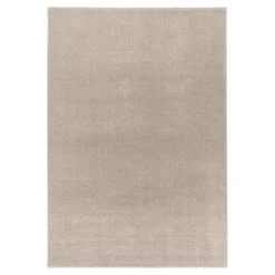 Wohnzimmer Teppich einfarbig beige Hochflor Astra Savona
