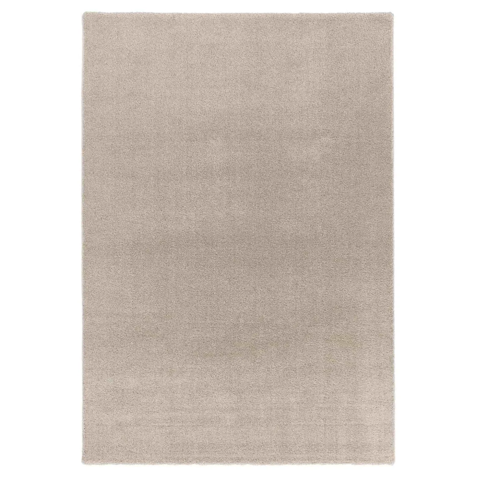 Wohnzimmer Teppich einfarbig beige Hochflor Astra Savona