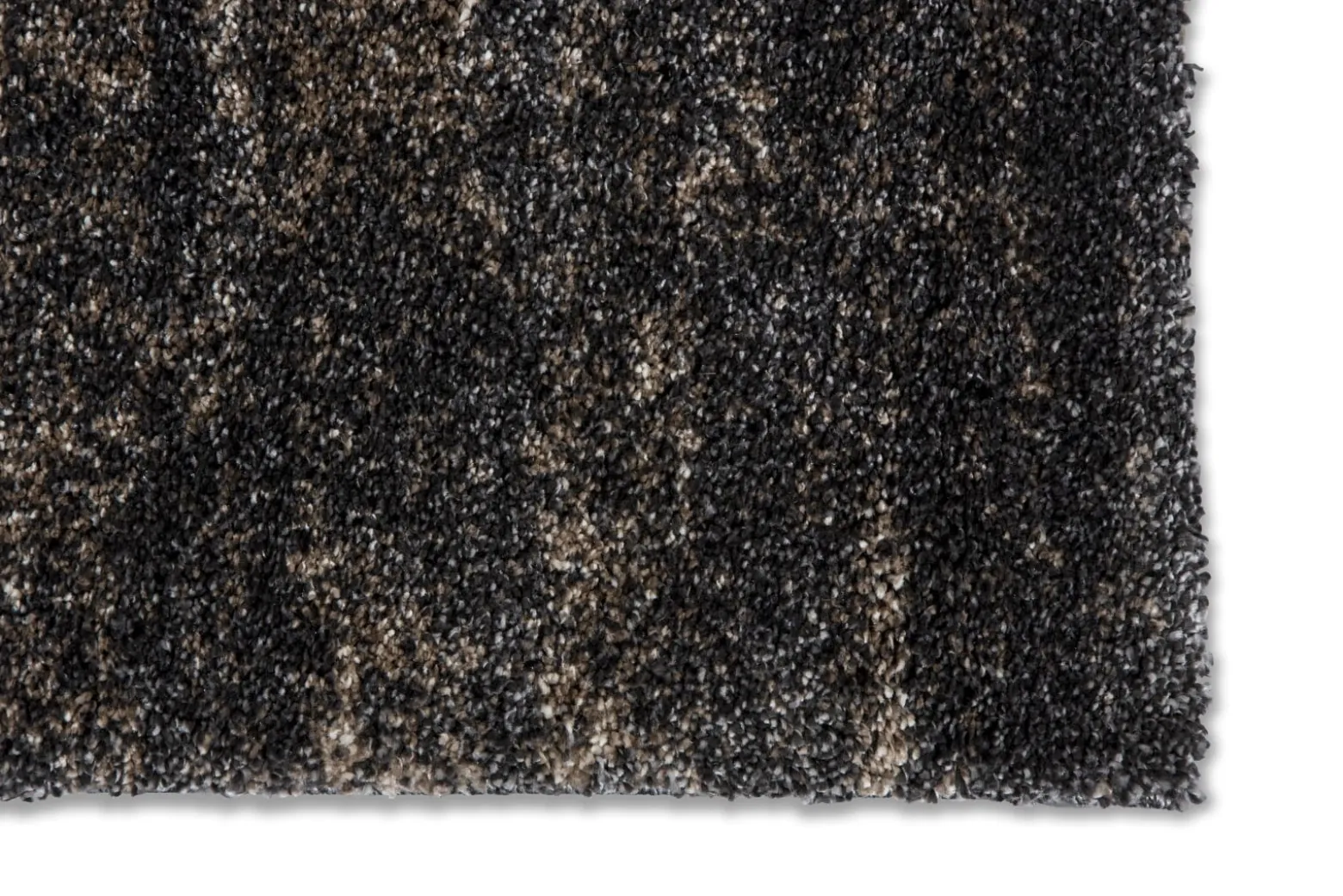 Wohnzimmer Teppich meliert braun anthrazit Astra Savona