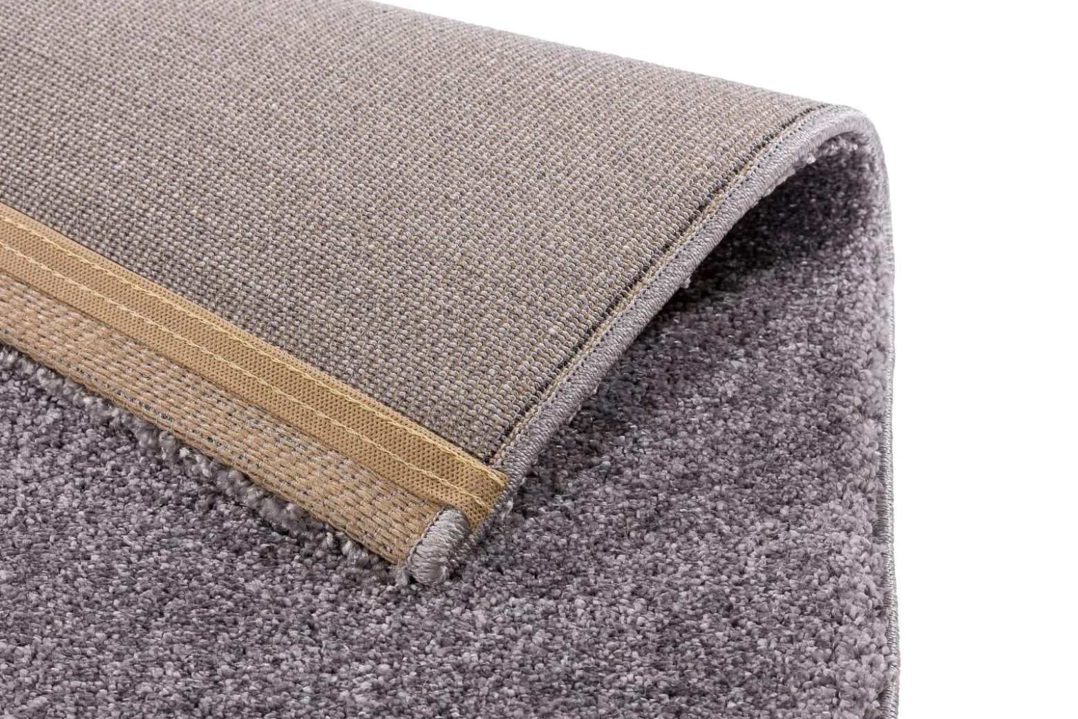 Wohnzimmer Teppich uni dunkelgrau Astra Savona