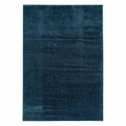 Wohnzimmer Teppich uni dunkelblau Astra Savona