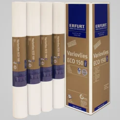 4x Erfurt EcoVlies EV 150 Glattvlies 25x0,75m | 75m²
