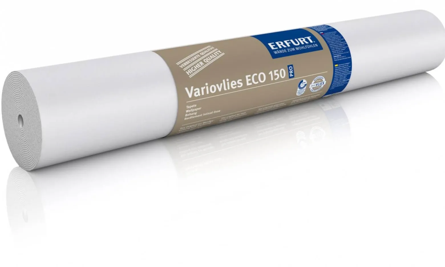 16x Erfurt EcoVlies EV 150 Glattvlies 25x0,75m | 300m²