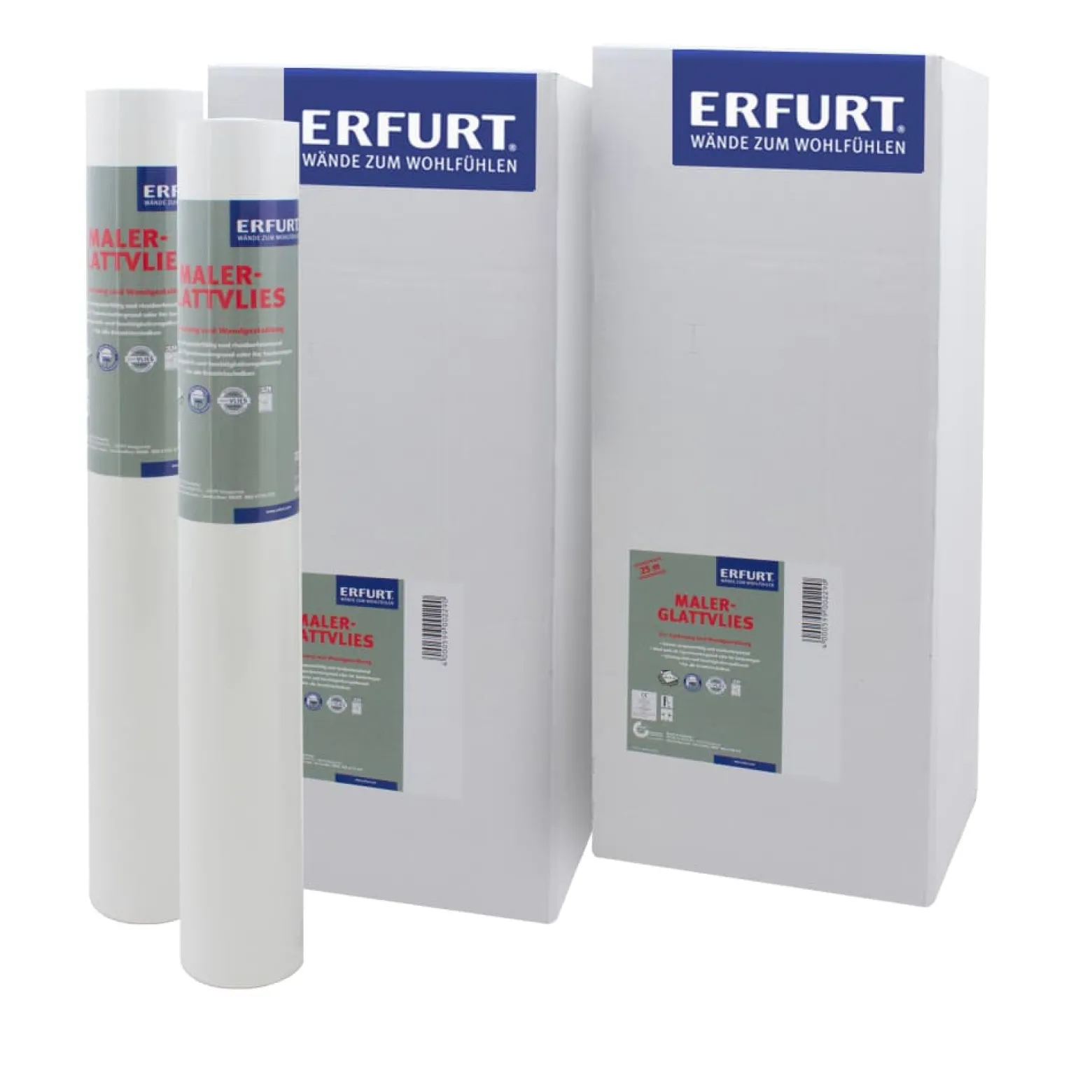 12x Erfurt Profi Glattvlies 150g Renoviervlies 25x0,75