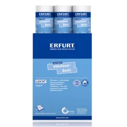 6 x Erfurt Vliesfaser Basic 106 Vliestapete 31,98 m²