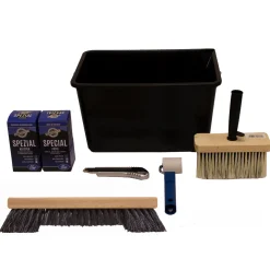 XL Papiertapeten Tapezier-Set Kleister 5 tlg. Zubehör