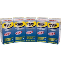 5x Spezial Kleister Tapetenkleister Papier Rauhfaser 1kg