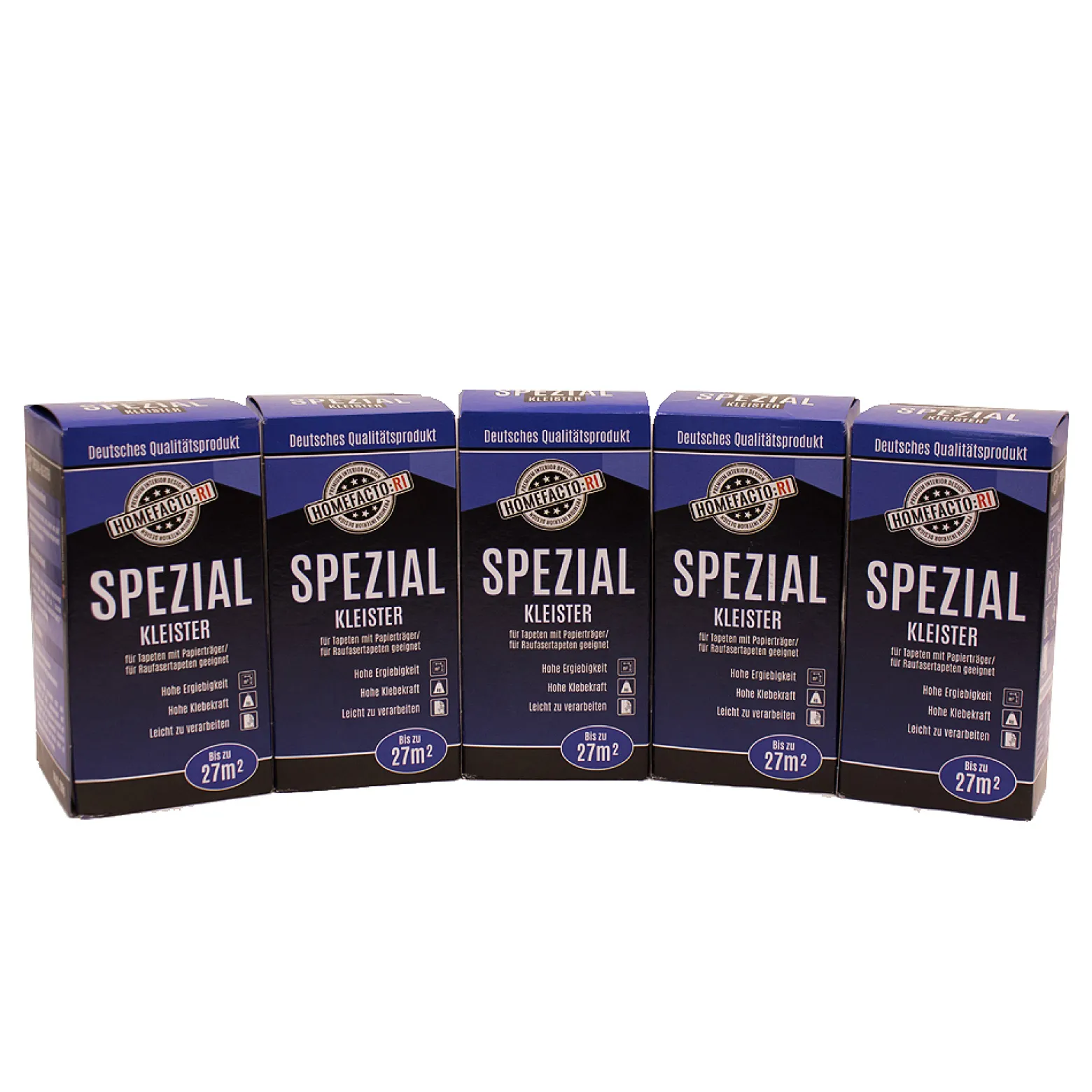 5x Spezial Kleister Tapeten Papier Vinyl Rauhfaser