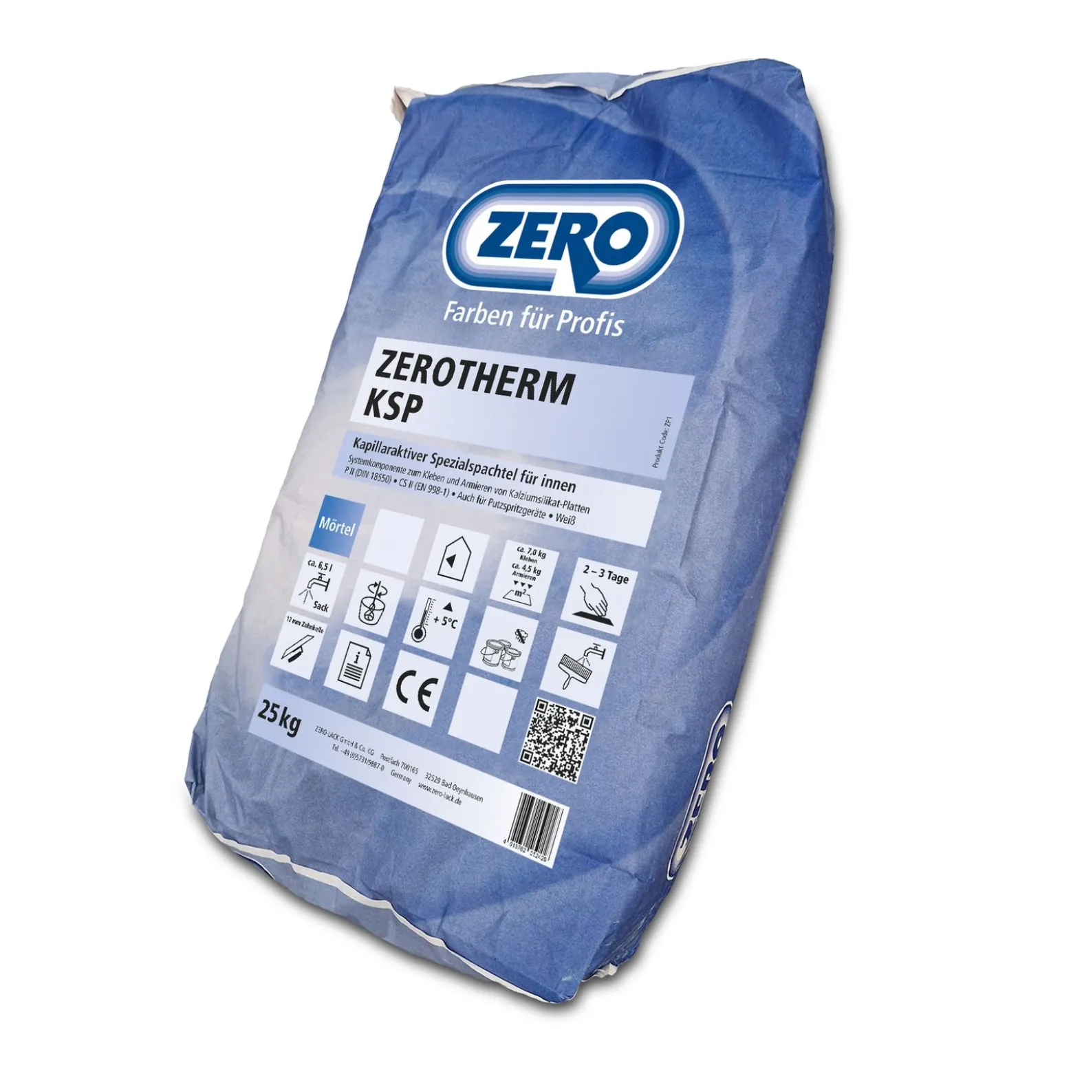 ZERO Zerotherm KSP Klebe- und Spachtelmörtel 25 kg